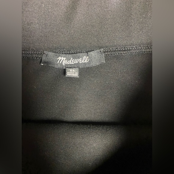 MADEWELL BLACK PENCIL SKIRT FOR WOMEN STRETCHY SIZE XSMALL - Picture 8 of 9